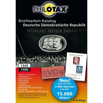 PHILOTAX DVD-Briefmarkenkatalog Deutsche Demokratische Republik
