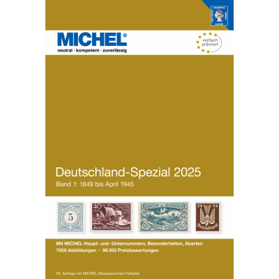 MICHEL Deutschland-Spezial 2025 – Band 1 