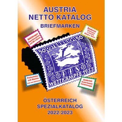 ANK Austria Netto Katalog Briefmarken Österreich Spezial 2022/2023