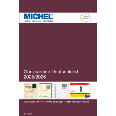 MICHEL Ganzsachen Deutschland 2025/2026