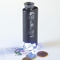 Zoom-Mikroskop mit LED 60- bis 100-fach