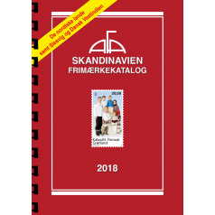AFA Scandinavia stamp catalogue 2018 with sprial back binding
