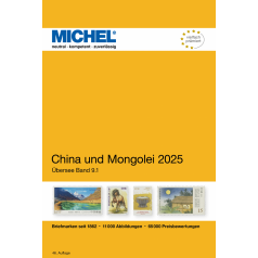 MICHEL China und Mongolei 2025 (Ü 9.1)