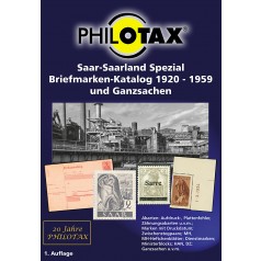 PHILOTAX DVD Saar - Saarland Spezial Briefmarken-Katalog 1920 - 1959 und Ganzsachen