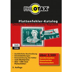PHILOTAX Gedruckter Plattenfehler-Katalog DDR, 3. Auflage 