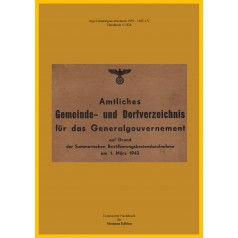 Statistisches Amt: Amtliches Gemeinde- und Dorfverzeichnis für das Generalgouvernement