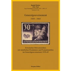 Rudolf Mietke, Otto Thal: Erweitertes Ortsverzeichnis mit sämtlichen Postämtern und Postamtsstellen im Generalgouvernement 1939-45