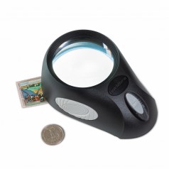 Leuchtturm LED-Standlupe mit 5-facher Vergrößerung
