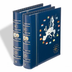 Leuchtturm VISTA Euro-Münzalbum Band 1 und 2