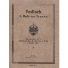 Kaiserliche Ober-Postdirektion Berlin (Herausgeber): Postbuch für Berlin und Umgegend - Ausgabe 1909