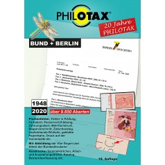PHILOTAX DVD Briefmarken-Abarten Katalog Bund + Berlin 18. Auflage