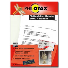 PHILOTAX Gedruckter Plattenfehler-Katalog Bund + Berlin 6. Auflage